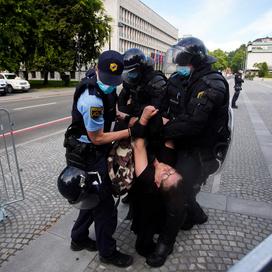 Protest Trg republike