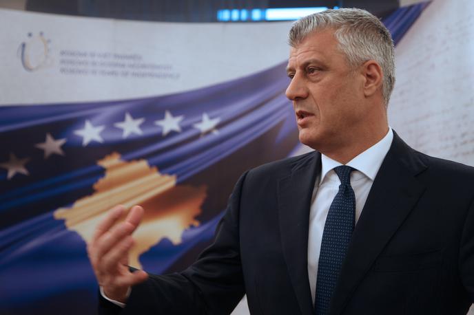 Hashim Thaci | Tožilstvo posebnega sodišča za vojne zločine na Kosovu v Haagu je včeraj sporočilo, da so vložili obtožnico proti kosovskemu predsedniku Hashimu Thaciju. | Foto Reuters