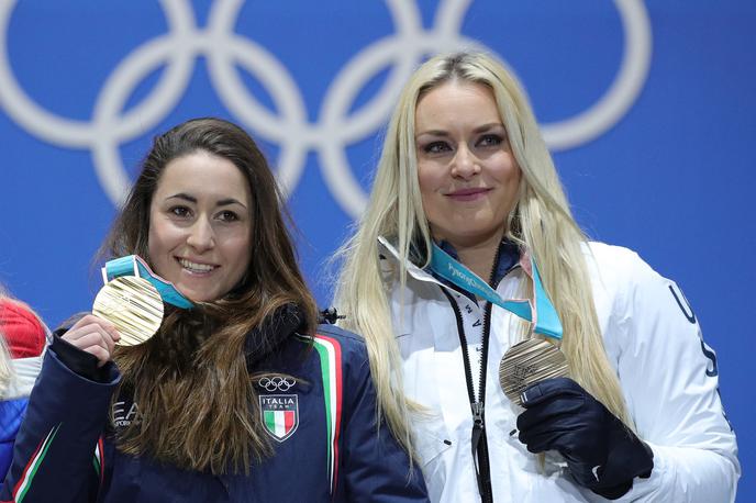 Sofia Goggia in Lindsey Vonn | Sofia Goggia in Lindsey Vonn sta se vrnili na smuči. | Foto Getty Images