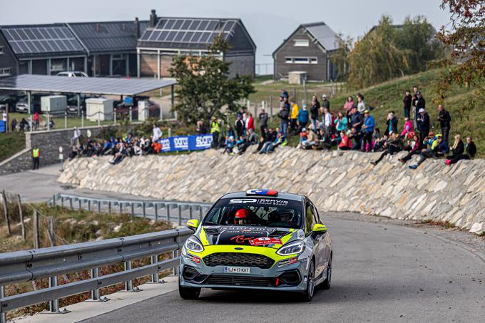 Jan Medved in Izidor Šavelj (ford fiesta rally4) še naprej vodita v skupnem seštevku Divizije 2. Tokrat sta bila četrta. | Foto: Uroš Modlic