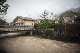 Visoka voda, poplave, dež, padavine.