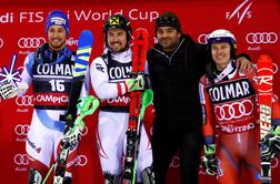 Hirscher po norem slalomu le še zmago za Tombo, Slovenca brez točk