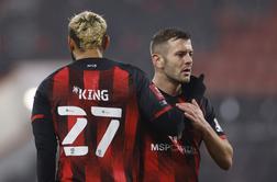 Kot zadnji v osmino finala še Bournemouth