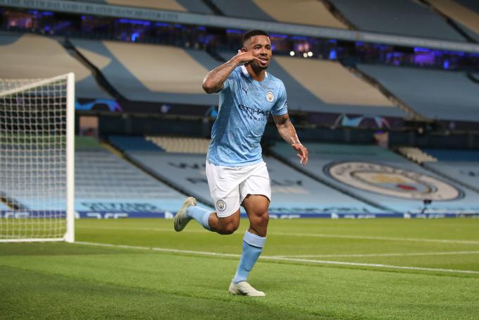 Brazilec Gabriel Jesus je bil najprej podajalec, nato pa še strelec. | Foto: Guliverimage/Getty Images