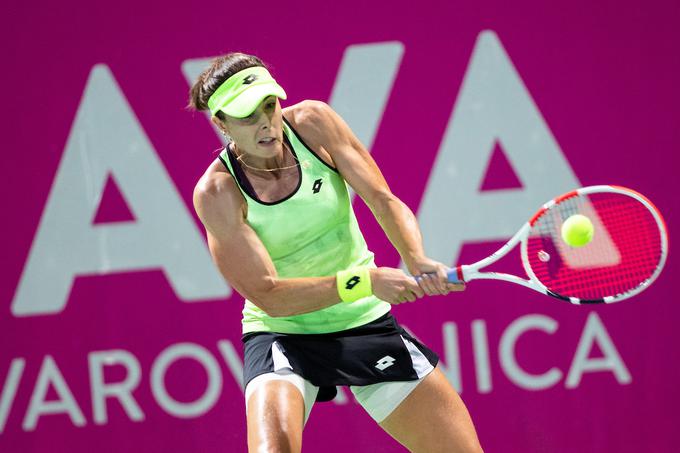 Alize Cornet je morala priznati premoč Kaji Juvan. | Foto: Matic Klanšek Velej/Sportida