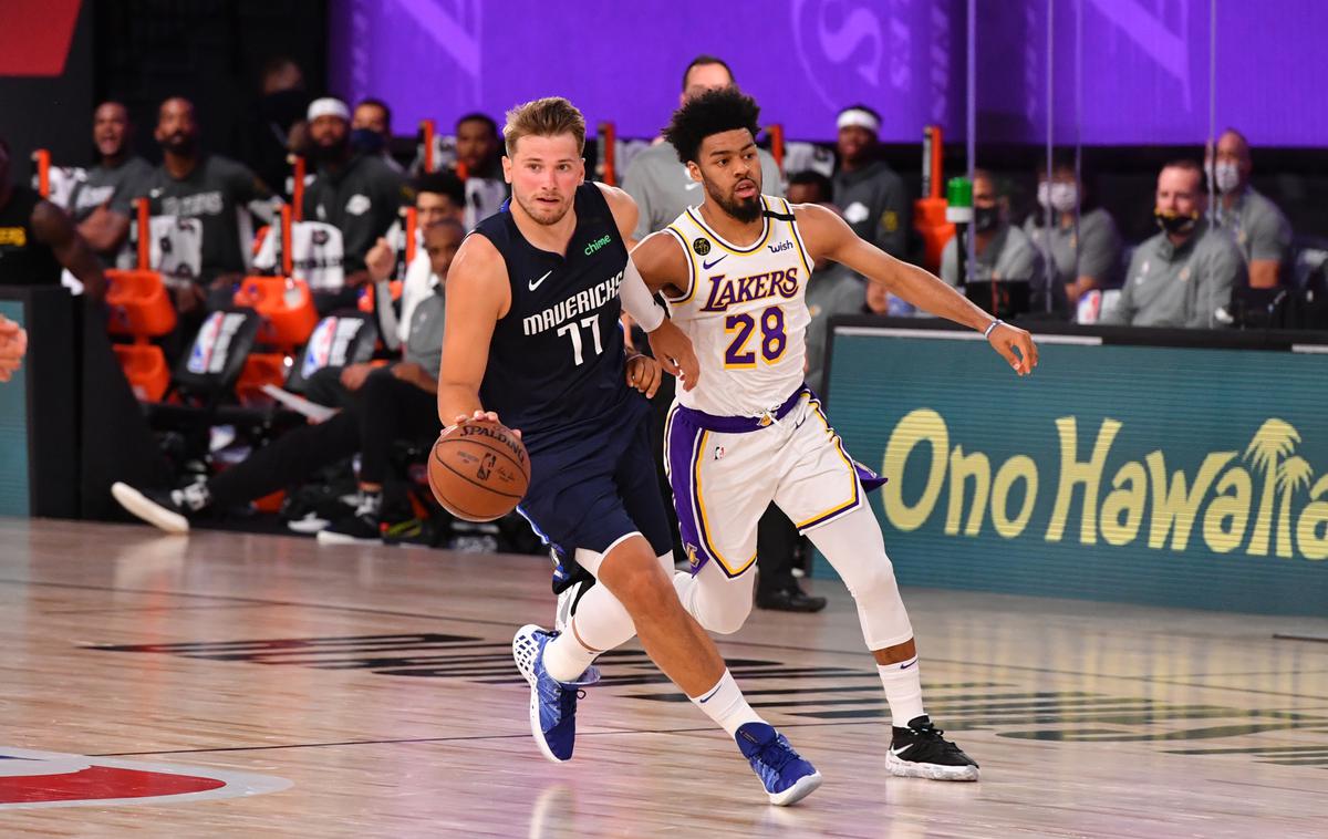 Luka Dončić | Luka Dončić je po več mesečnem premoru spet preizkusil svoje košarkarsko znanje. | Foto Getty Images