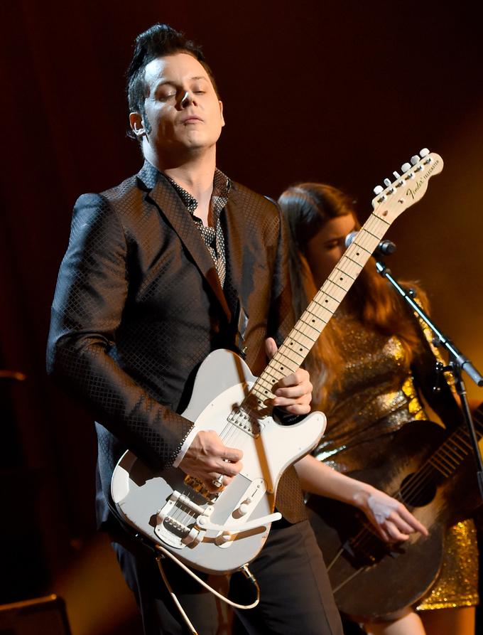 Glasbenik Jack White, moški del nekdanje skupine The White Stripes, se je v Detroitu rodil poljski mami. | Foto: Getty Images