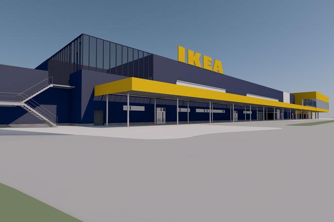 Ikea | Poleg trgovine bodo v centru tudi Ikejina restavracija in kavarna, otroško igrišče in prodajalna švedske hrane.  | Foto Elea iC