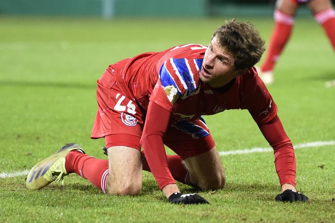 Thomas Müller | Thomas Müller danes ne bo smel pomagati svojim soigralcem. | Foto Reuters