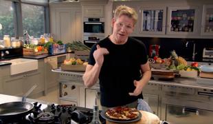 Gordon Ramsay je pripravil "ameriški zajtrk" - in splet je ponorel