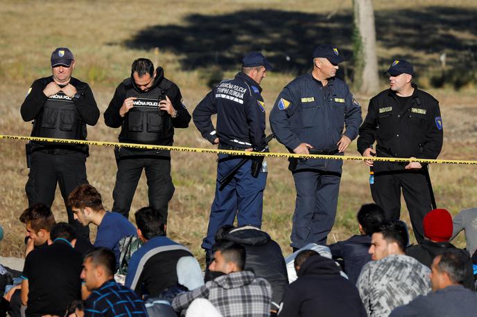 Maljevac | Minister za varnost BiH Dragan Mektić je povedal, da situacija ni enostavna, a da bodo storili vse, da zavarujejo mejo in ne dovolijo migrantom vstopa na Hrvaško. | Foto Reuters