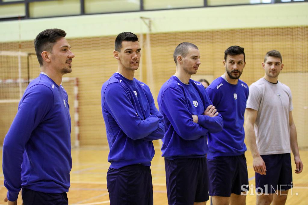 slovenska odbojkarska reprezentanca Kranjska Gora trening