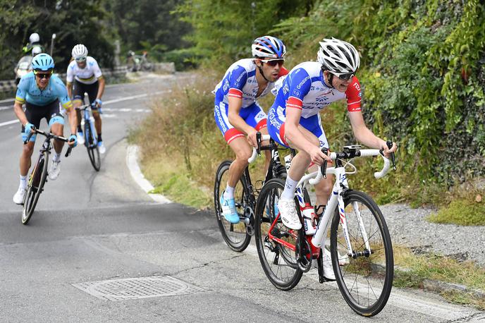 David Gaudu & Thibaut Pinot | David Gaudu in Thibaut Pinot bosta glavna aduta moštva Groupama FDJ na Dirki po Franciji. | Foto Guliverimage