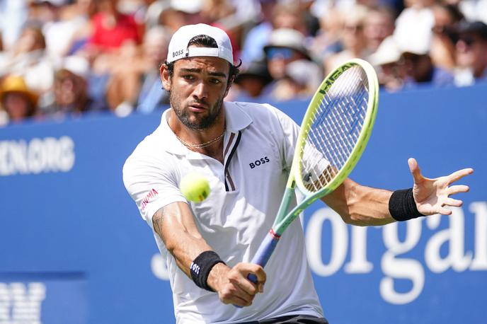 OP ZDA Matteo Berrettini | Drugi nosilec turnirja v Firencah Matteo Berrettini se je poslovil v drugem krogu.  | Foto Reuters