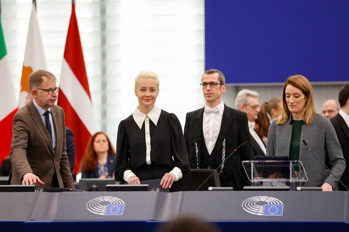 Julija Navalna meni, da Putina ni moč poraziti z dodatnimi sankcijami.  | Foto: Evropski parlament