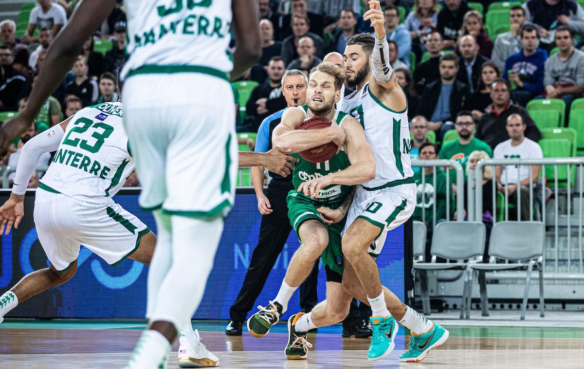 Cedevita Olimpija : Nanterre 92, EuroCup | Cedevita Olimpija ostaja brez točk. | Foto Grega Valančič/Sportida