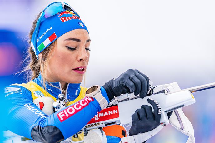 Dorothea Wierer | Italijanska zvezdnica Dorothea Wierer se je veselila svoje 15. zmage na najvišji ravni, 13. na tekmah svetovnega pokala. | Foto Sportida