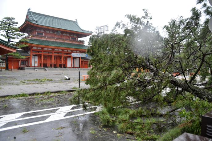 tajfun Jebi, Japonska | Foto Reuters