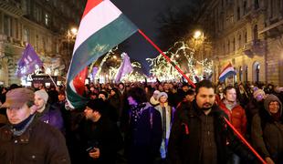 V Budimpešti novi protivladni protesti proti suženjski zakonodaji