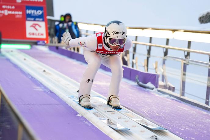 Anže Lanišek | Anže Lanišek je bil v soboto na šestem mestu najboljši slovenski skakalec in edini dobitnik točk. | Foto Guliverimage