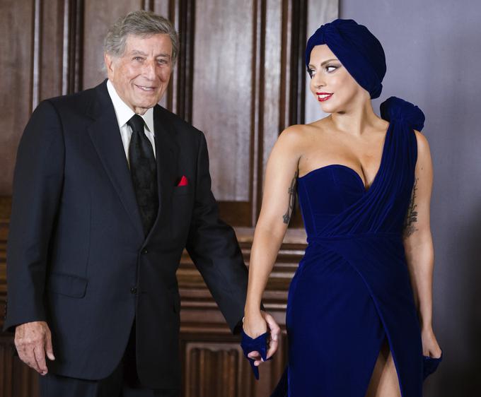 pevec Tony Bennett, pevka Lady Gaga | Foto: Guliverimage