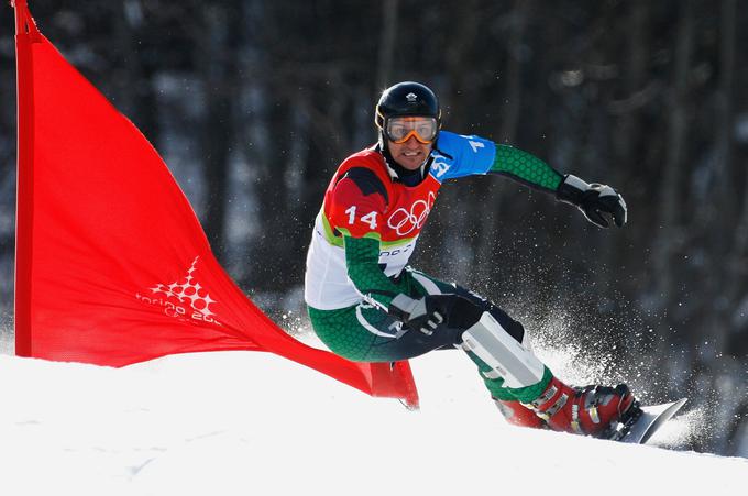 Na olimpijskih igrah v Torinu je bil peti, v Salt Lake Cityju štiri leta pozneje pa šesti. | Foto: Getty Images