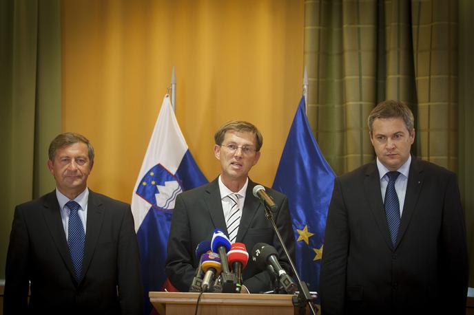 Karl Erjavec Miro Cerar Dejan Židan | Foto Ana Kovač