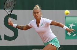 Polona Hercog pridobila eno mesto