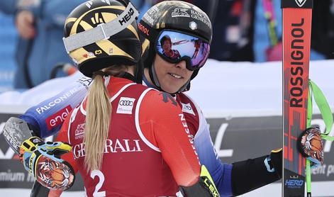 Izjemni Švicarki mali kristalni globus, odlična vožnja Lindsey Vonn