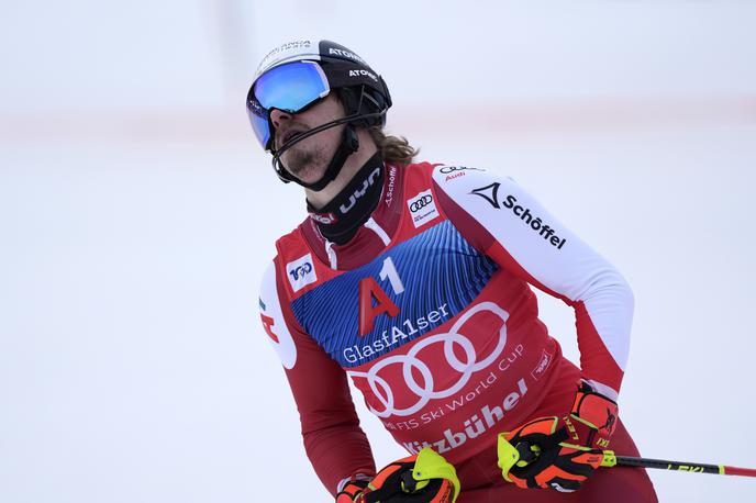 Kitzbühel Manuel Feller | Manuel Feller je četrto mesto na domači progi opisal kot klofuto. | Foto Guliverimage