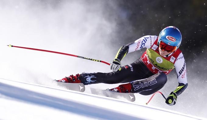 Do sezone 2018/19 je bila na osmih tekmah najboljša superveleslalomska uvrstitev Mikaele Shiffrin četrto mesto. Letos je na petih tekmah postala svetovna prvakinja, slavila tri zmage svetovnega pokala in prišla do globusa. | Foto: Reuters