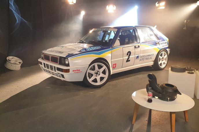 Lancia delta Zagreb Valant | Lancia delta HF integrale, ki jo v Sloveniji poznamo po odličnih vožnjah Sama Valanta, je do nedelje na razstavi v Zagrebu. | Foto Osebni arhiv