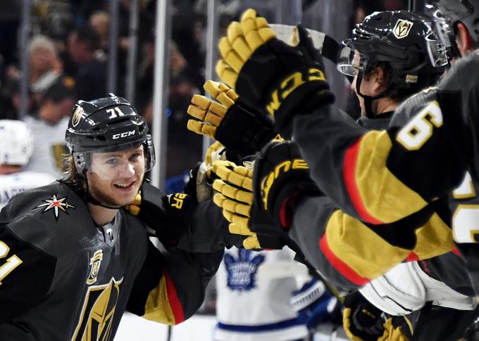 William Karlsson je sredi zadnje tretjine dosegel zmagoviti gol in postal junak ekipe Vegas Golden Knights. | Foto: Getty Images