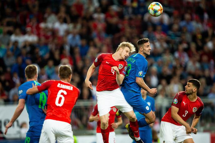 slovenska nogometna reprezentanca Avstrija Celovec kvalifikacije Euro 2020 | Slovenci so v gosteh priznali premoč severnim sosedom. | Foto Vid Ponikvar