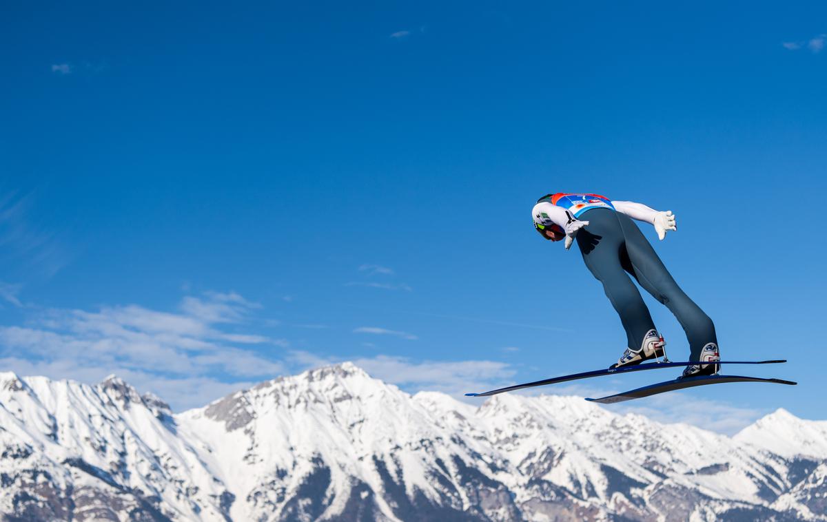 Timi Zajc SP 2019 | Slovenijo so na ekipni tekmi zastopali isti skakalci kot na posamični tekmi: Timi Zajc (na fotografiji), Peter Prevc, Anže Lanišek in Žiga Jelar. | Foto Reuters