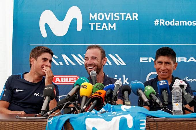 Guinnessa zanima, kako se bo obneslo trojno vodstvo Movistarja. Kdo bo na koncu prevzel kapetansko vlogo: Mikel Landa, Alejandro Velverde ali Nairo Quintana? | Foto: Reuters