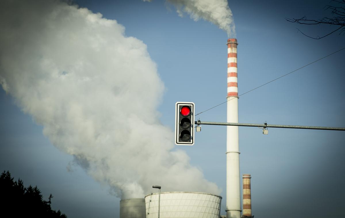 Termoelektrarna Šoštanj Velenje Teš6 teš rdeča luč premogovnik | Foto Ana Kovač