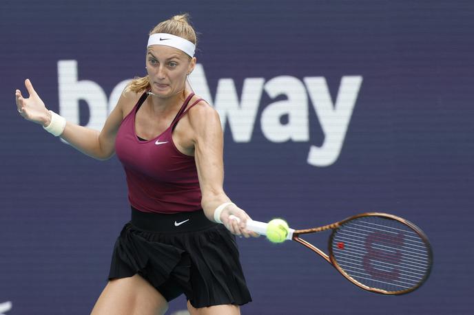 Petra Kvitova | Deseta igralka sveta Petra Kvitova je v začetku aprila osvojila tunir v Miamiju, v Madridu se je poslovila v drugem krogu. | Foto Reuters