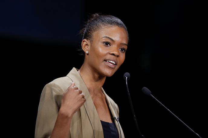 Candace Owens | 31-letna Američanka Candace Owens se je leta 2016 iz liberalke prelevila v konservativko in kmalu postala zvezda družbenih omrežij. Njen velik občudovalec je postal tudi glasbeni zvezdnik Kanye West. | Foto Reuters