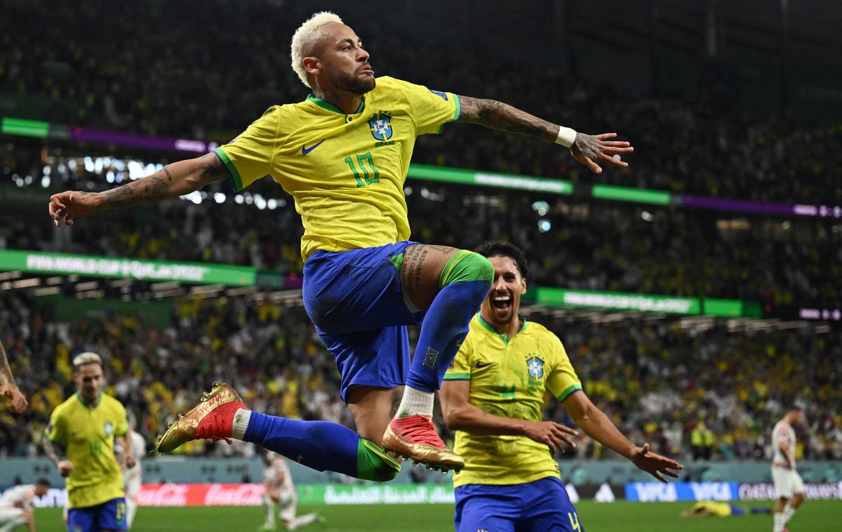 Neymar Hrvaška : Brazilija Katar 2022 | Brazilija je na SP 2022 izpadla v četrtfinalu proti Hrvaški. | Foto Reuters