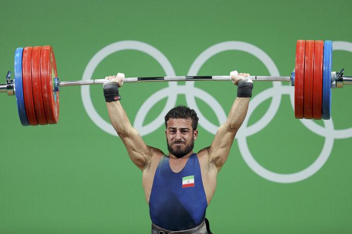 Iran dvigovanje uteži Kianoush Rostami | Dvigovanje uteži ostaja olimpijski šport. | Foto Reuters