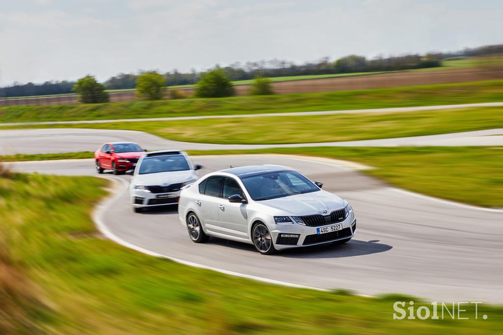 Škoda octavia RS 245 - prva vožnja