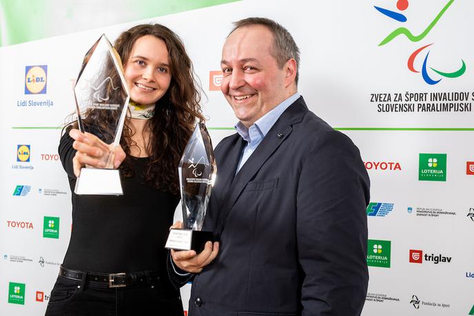 Anja Drev, Franček Gorazd Tiršek | Najboljša športnika leta 2019 med invalidi sta strelec Franček Gorazd Tiršek in smučarka Anja Drev.  | Foto Vid Ponikvar/Sportida