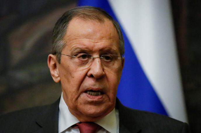 Sergej Lavrov,  ruski zunanji minister | Lavrov je bil nazadnje v EU decembra 2021, prav tako na srečanju zunanjih ministrov Ovseja na Švedskem. | Foto Reuters