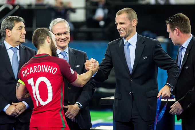 Leta 2018 je velemojster futsala Ricardinho s Portugalsko postal evropski prvak v Ljubljani. | Foto: Žiga Zupan/Sportida