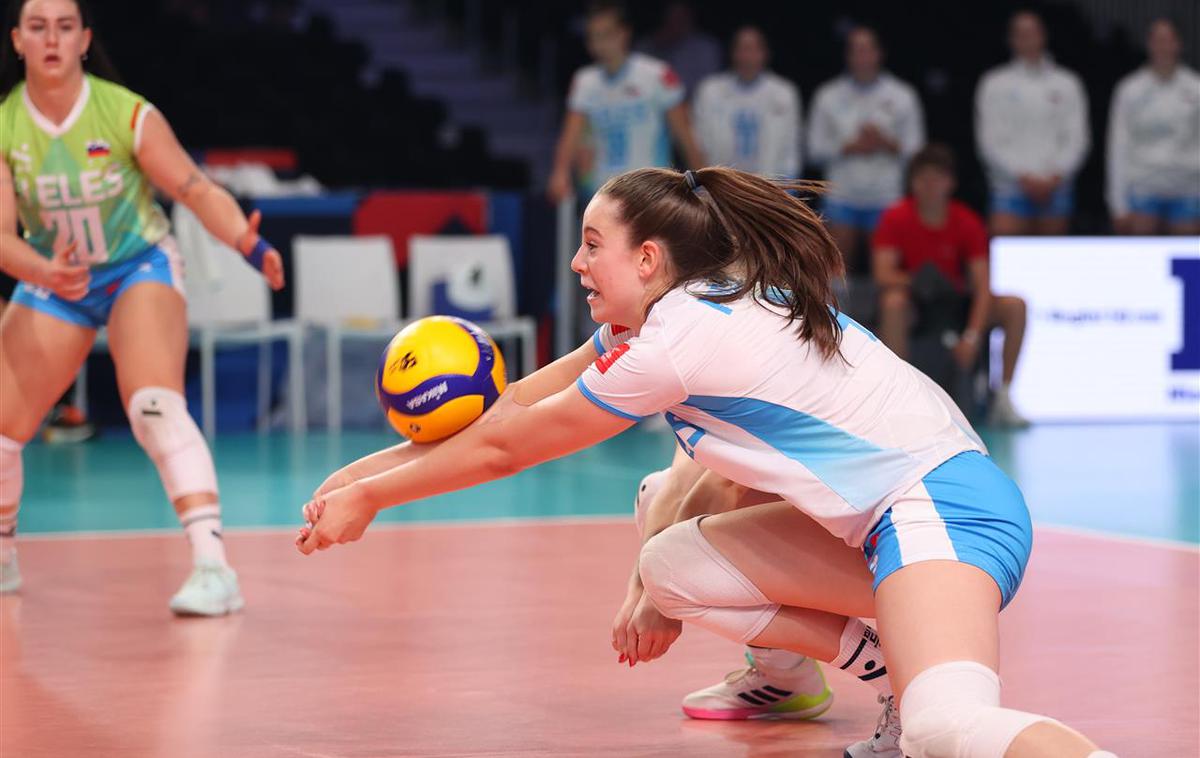 slovenska ženska odbojkarska reprezentanca | Slovenke so izgubile tudi z Italijo. | Foto CEV