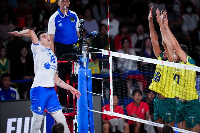 slovenska odbojkarska reprezentanca : Brazilija, Klemen Čebulj | Foto: VolleyballWorld