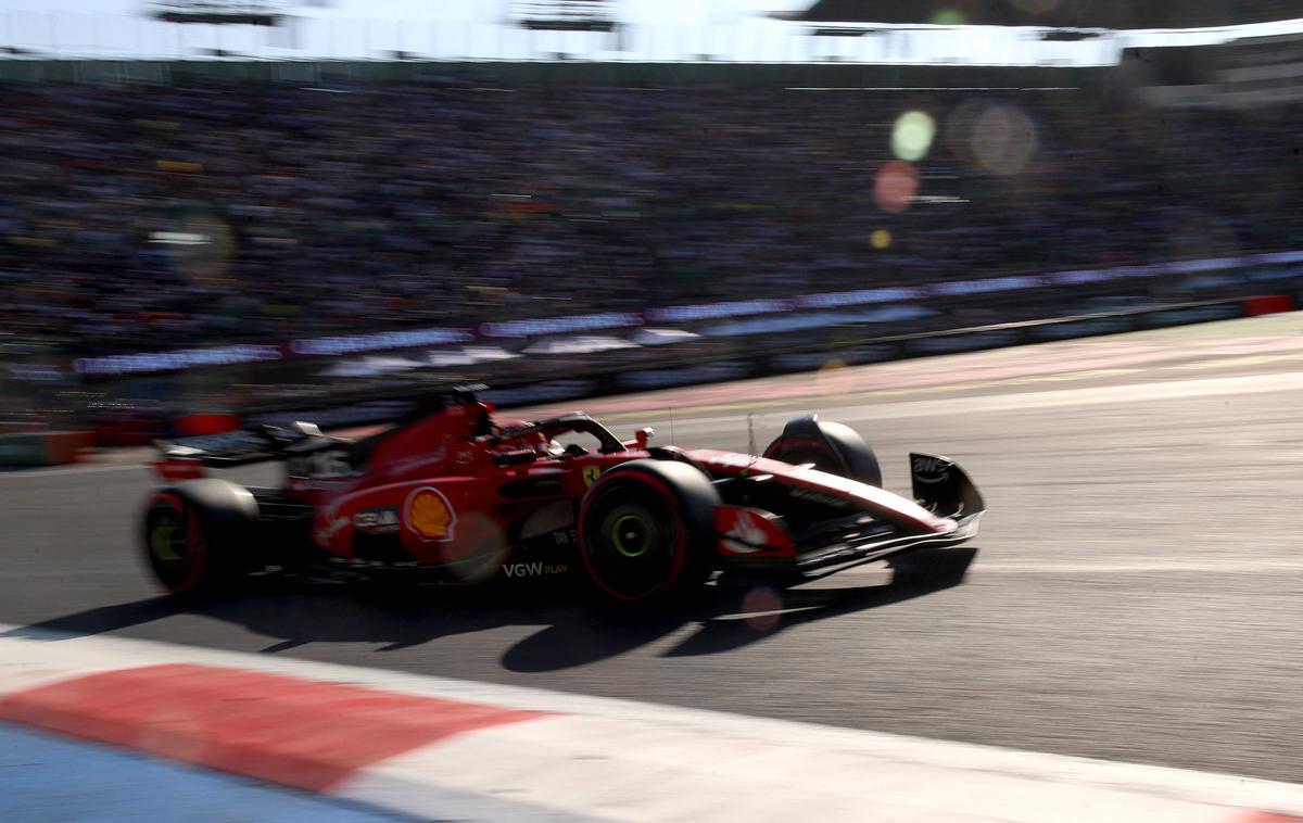 VN Mehike  Charles Leclerc Ferrari | Charles Leclerc bo četrtič na prvem štartnem mestu. Zmagal letos še ni. | Foto Reuters