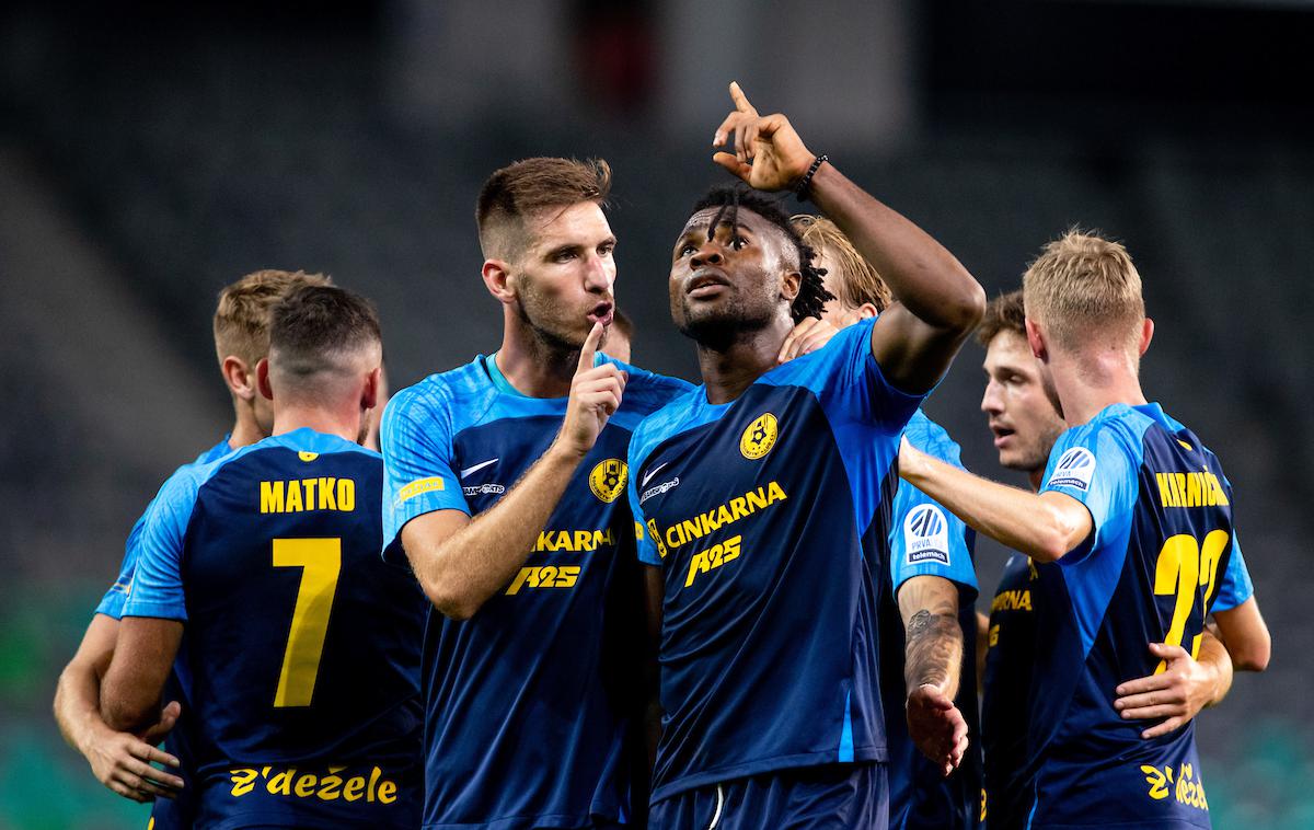 NK Celje Charles Ikwuemesi | Charles Ikwuemesi je zadel za Celje za 1:0. To je bil tudi končno izid. | Foto Matic Klanšek Velej/Sportida