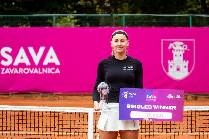 WTA Ljubljana | Jil Teichmann je v finalu turnirja v Ljubljani ugnala favoritinjo iz Španije. | Foto Sportida